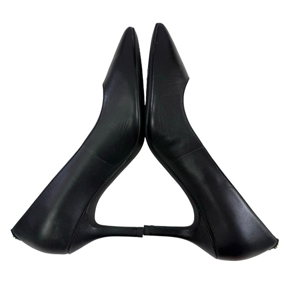 Cole Haan Go To Park Black Leather Almond Toe Pumps Size 5.5B - Picture 6 of 16